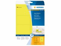 Etikett HERMA 99,1x67,7mm160/FP Neon gul