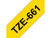 Tape BROTHER TZE661 36mm svart p gul