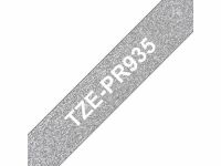 Tape BROTHER TZEPR935 12mm vit p silver