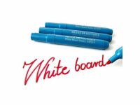 Whiteboardpenna detekterbar rund bl