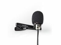Mikrofon NEDIS Klämma/Mygga 3,5 mm svart