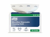 Microfiberduk TORK vit 40/FP