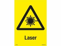 Skylt Laser A4 Plast