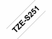 Tape BROTHER TZES251 24mm svart p vit