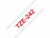 Tape BROTHER TZE242 18mm rd p vit
