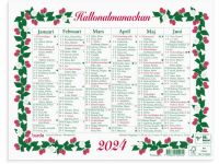 Vggkalender Lilla Hallonalmanack - 5020