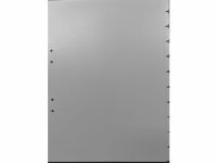 Plastregister A4 PVC 11 flik gr 10/fp