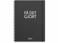 Kalender F det gjort 2025 svart